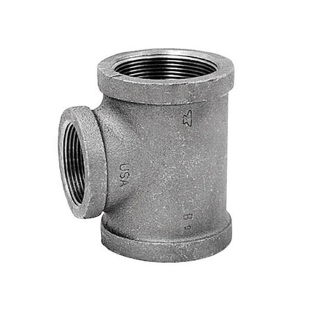 Anvil 8700122404 0.5 x 0.5 0.38 in. Red Galvanized Reducing Iron Tee 4003679